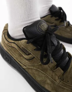 Vans Speed LS Trainers In Dark Olive For Unisex -Kidivita Store 206985825 3