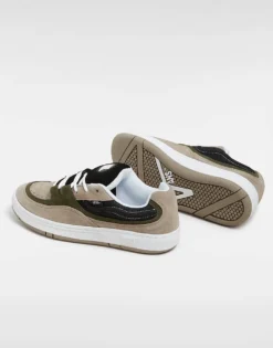 Vans Speed Ls Trainers In Beige And Green For Unisex Moon Rock -Kidivita Store 206986040 4