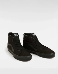 Vans Sk8-hi Trainers In Triple Black For Unisex Black/black/black
