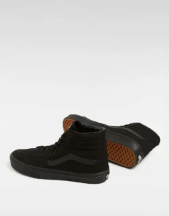 Vans Sk8-hi Trainers In Triple Black For Unisex Black/black/black -Kidivita Store 206986177 4