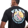 Vans True Waves Classic T-shirt In Black For Men