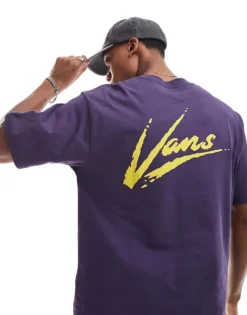 Vans Dettori Loose T-shirt In Gothic Grape For Men