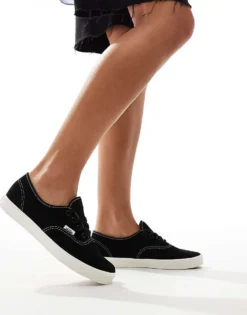 Vans Authentic Lowpro Trainers In Black/white For Unisex -Kidivita Store 206986706 5