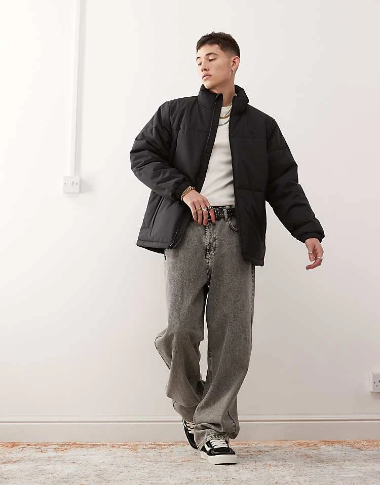 Vans Mte No Hood Norris Puffer Jacket In Black For Men 1 Vans Mte No Hood Norris Puffer Jacket In Black For Men