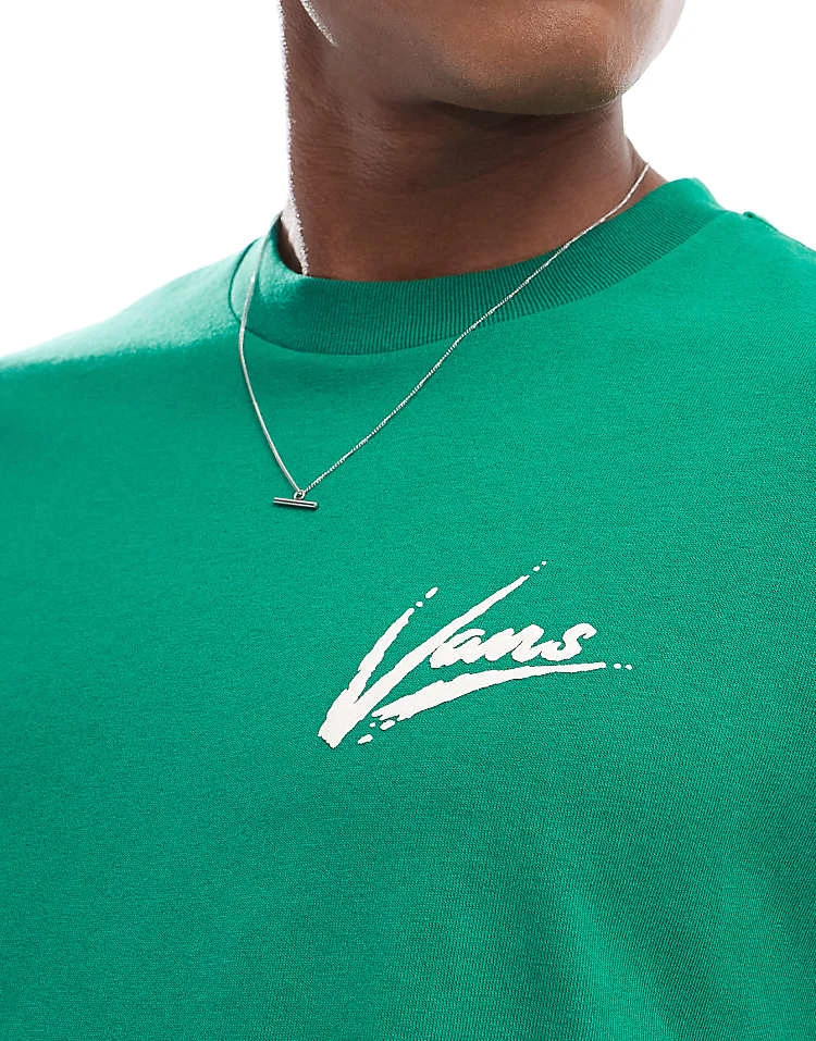 Vans Dettori Loose T-shirt In Verdant Green For Men 3 Vans Dettori Loose T-shirt In Verdant Green For Men - Image 3