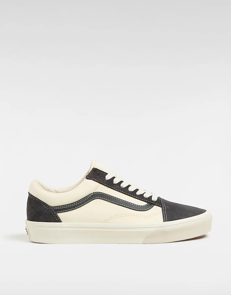 Vans Old Skool Trainers In Phantom Grey/cream For Unisex 2 Vans Old Skool Trainers In Phantom Grey/cream For Unisex - Image 2