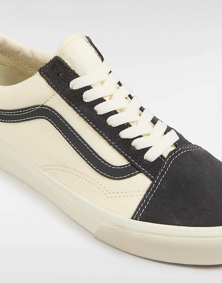 Vans Old Skool Trainers In Phantom Grey/cream For Unisex 3 Vans Old Skool Trainers In Phantom Grey/cream For Unisex - Image 3