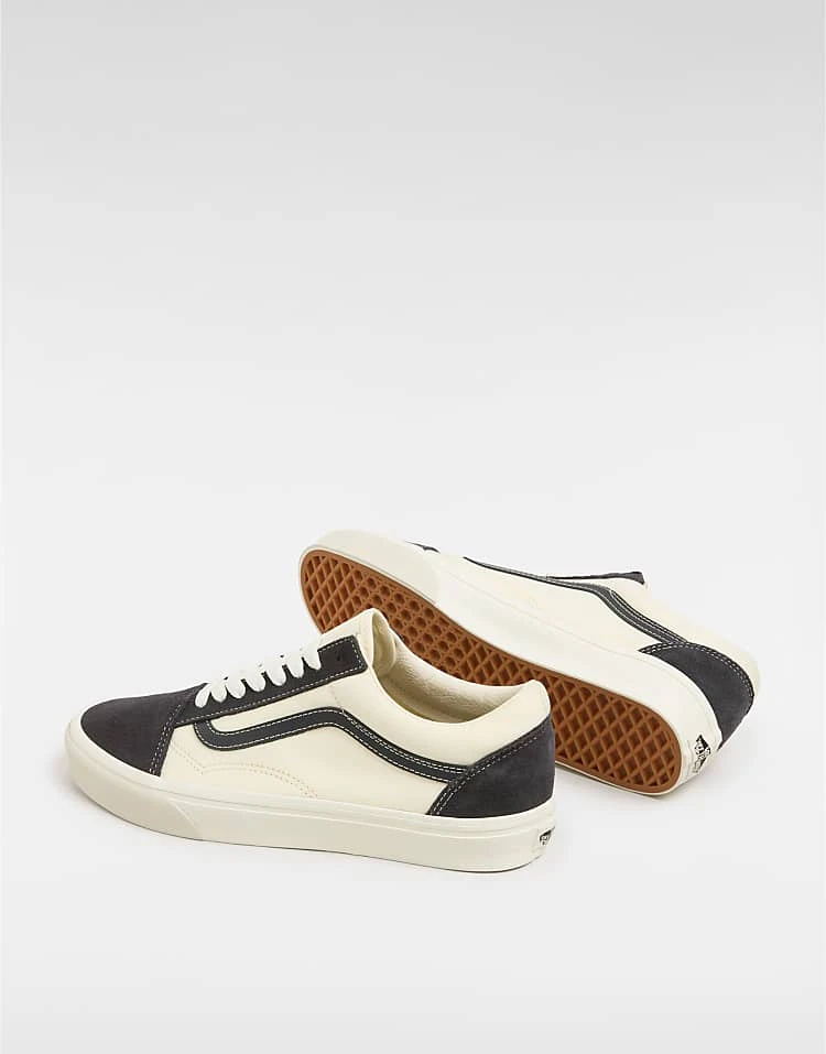 Vans Old Skool Trainers In Phantom Grey/cream For Unisex 4 Vans Old Skool Trainers In Phantom Grey/cream For Unisex - Image 4
