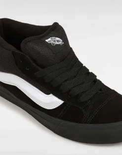 Vans Knu Skool Mid Trainers In Black And White For Unisex Black/black/white -Kidivita Store 206986947 3