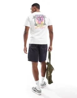 Vans Palm Cheers Classic T-shirt In White For Men