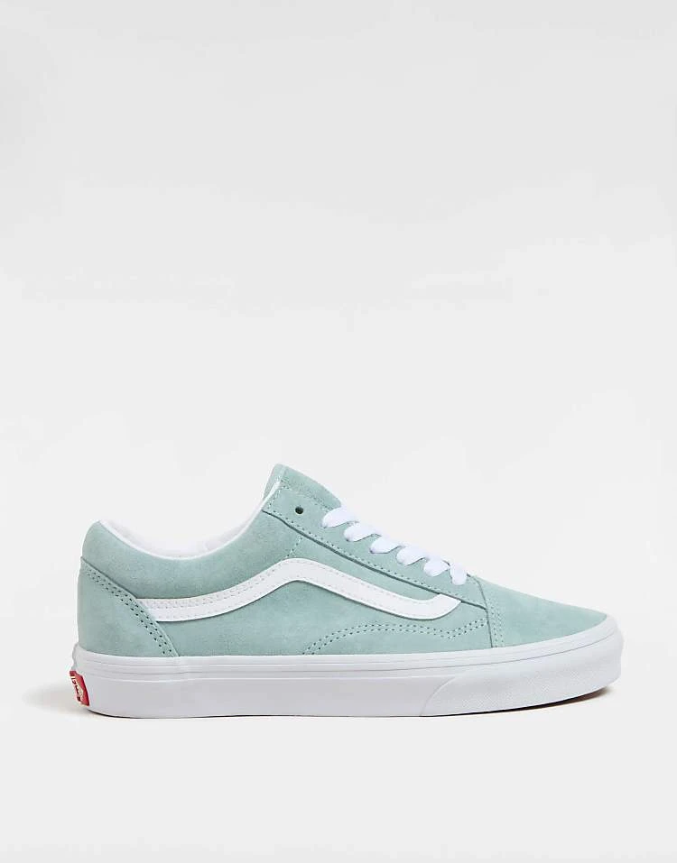 Vans Old Skool Trainers In Teal For Unisex Gray Mist 1 Vans Old Skool Trainers In Teal For Unisex Gray Mist