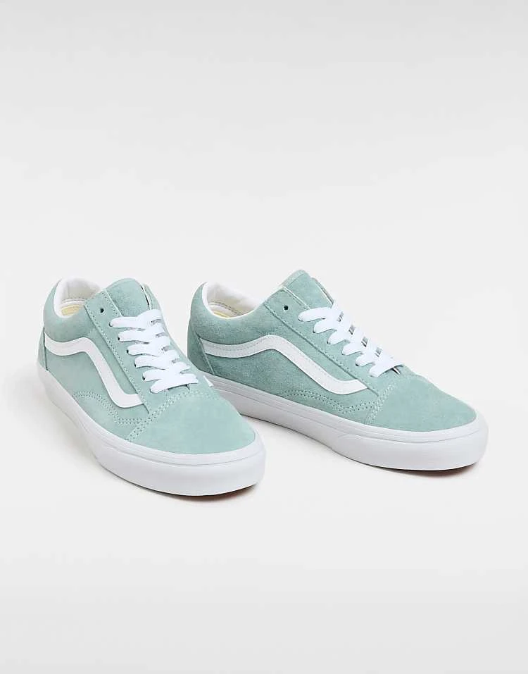 Vans Old Skool Trainers In Teal For Unisex Gray Mist 2 Vans Old Skool Trainers In Teal For Unisex Gray Mist - Image 2