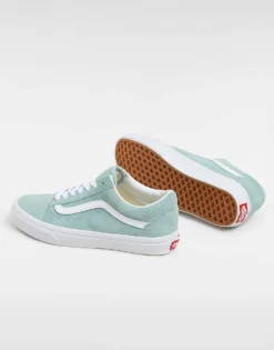 Vans Old Skool Trainers In Teal For Unisex Gray Mist 8 Vans Old Skool Trainers In Teal For Unisex Gray Mist -Kidivita Store 206987723 4