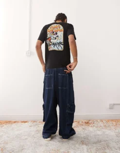 Vans Bouya Classic Tshirt In Black For Men -Kidivita Store 206987887 4