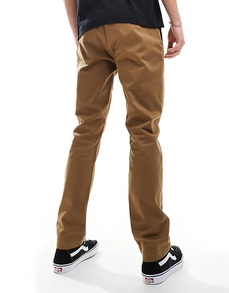 Vans Authentic Chino Slim Pant In Brown For Men Dirt 2 Vans Authentic Chino Slim Pant In Brown For Men Dirt - Image 2