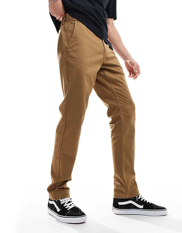 Vans Authentic Chino Slim Pant In Brown For Men Dirt 3 Vans Authentic Chino Slim Pant In Brown For Men Dirt - Image 3