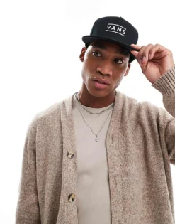 Vans Half Box Snapback Hat In Black For Unisex -Kidivita Store 207732797 1 black 1