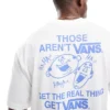 Vans Chuckling Duo Loose Short Sleeves In White For Men