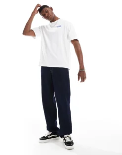 Vans Chuckling Duo Loose Short Sleeves In White For Men -Kidivita Store 207733158 3