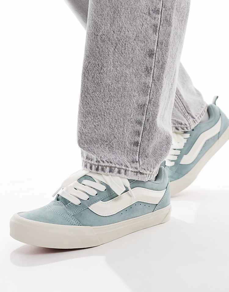 Vans Knu Skool Trainers In Puritan Gray For Unisex 5 Vans Knu Skool Trainers In Puritan Gray For Unisex - Image 5