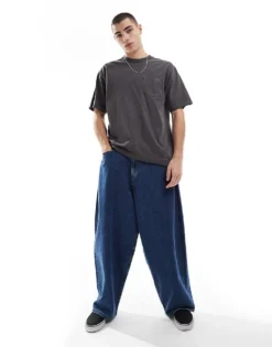 Vans Original Standards Wash Pocket Short Sleeve T-shirt In Black For Men -Kidivita Store 207733309 3