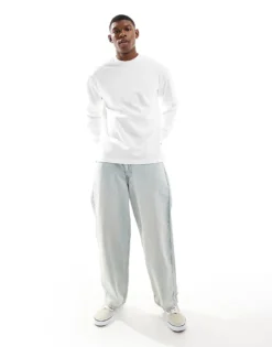 Vans Original Standards Long Sleeve Top In White For Men -Kidivita Store 207733318 4