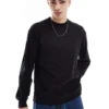 Vans Original Standard Long Sleeve T-shirt In Black For Men