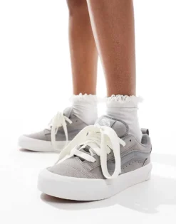 Vans Knu Skool Trainers In Gray For Unisex
