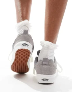 Vans Knu Skool Trainers In Gray For Unisex -Kidivita Store 207733397 4