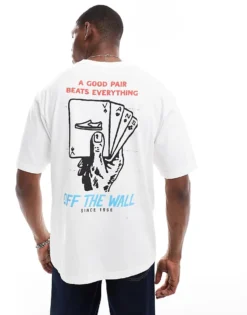 Vans A Good Pair Loose Short Sleeves In White For Men