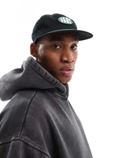 Vans Spray On Jockey Hat In Black For Unisex