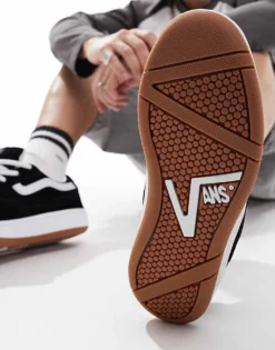 Vans Speed Ws Trainers In Black/white For Men -Kidivita Store 207733712 4