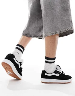 Vans Speed Ws Trainers In Black/white For Men -Kidivita Store 207733712 5