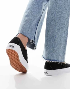 Vans Mary Jane Shoes In Black And White For Unisex Black/true White -Kidivita Store 207733758 3