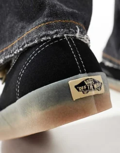 Vans Authentic Trainers In Black With Gum Sole For Men Phantom -Kidivita Store 207733772 4