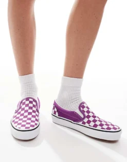 Vans Classic Slip-on Trainers In Willowherb For Unisex -Kidivita Store 207733812 4