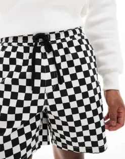 Vans Range Relaxed Elastic Short In Checkerboard For Men -Kidivita Store 207733856 3