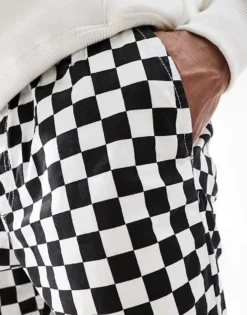 Vans Range Relaxed Elastic Short In Checkerboard For Men -Kidivita Store 207733856 5