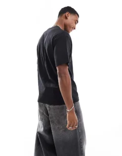 Vans Original Standards Short Sleeve T-shirt In Black For Men -Kidivita Store 207733873 3