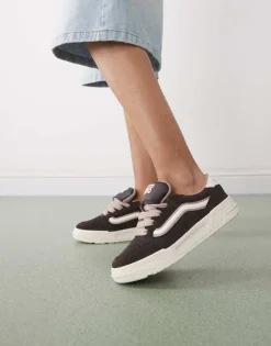 Vans Hylane Chunky Suede Trainers In Dark Brown For Unisex -Kidivita Store 208059477 5