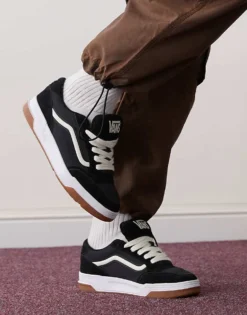 Vans Hylane Chunky Suede Trainers In Two Tone Black For Men