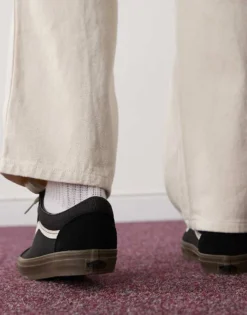 Vans Old Skool Heavy Canvas Trainers In Black With Gum Sole For Unisex -Kidivita Store 208059538 3