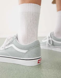 Vans Old Skool Colour Theory Trainers In Light Grey For Men -Kidivita Store 208059615 5