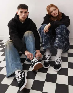 Vans Cruze 3.0 Suede Trainers In Black And White For Unisex