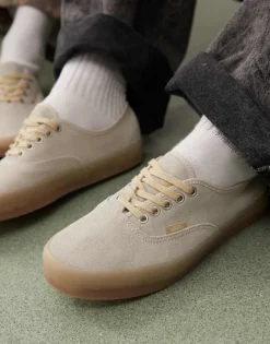 Vans Authentic Suede Trainers With Crepe Sole In Beige For Unisex -Kidivita Store 208060791 3