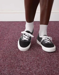 Vans Authentic Warp Checkerboard Trainers In Black For Unisex -Kidivita Store 208060872 5