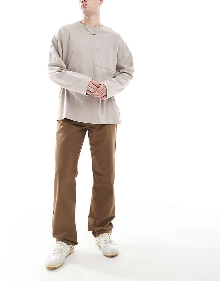 Vans Authentic Chino Relaxed Pant In Sepia For Men 1 Vans Authentic Chino Relaxed Pant In Sepia For Men