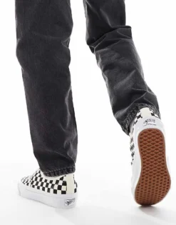 Vans Authentic Premium Reissue 44 Trainers In Black And White Checkerboard For Unisex Black/off White -Kidivita Store 208096053 4