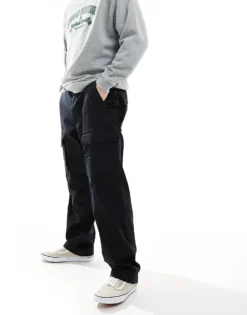Vans Fatigue Cargo Loose Tapered Ripstop Pant In Black For Men -Kidivita Store 208096076 1 black 1