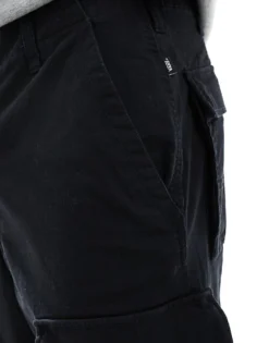Vans Fatigue Cargo Loose Tapered Ripstop Pant In Black For Men -Kidivita Store 208096076 5